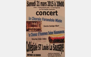 CONCERT FARANDOLE &amp; SEINE RESONANCE